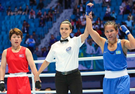 Спортсменка вышла в полуфинал мирового турнира.