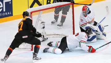 Сборная Германии по хоккею довольна своим выступлением на чемпионате мира в России и надеется попасть в полуфинал заявил немецкий нападающий <span class=error>Филип</span> <span class=error>Гогулла</span>.