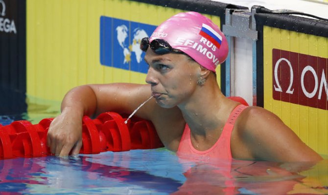 Четырехкратная чемпионка мира в брассе финишировала лишь третьей.