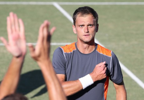 Он обыграл соперника который в рейтинге ATP располагается выше него.