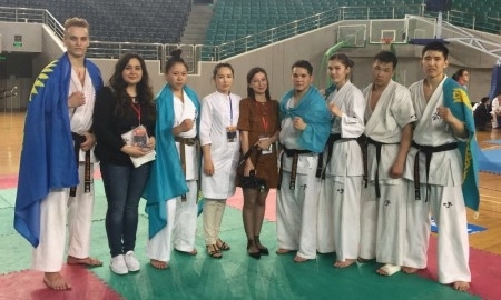 Алемгуль Сабырхан из <span class=error>Кокшетау</span> стала сильнейшей на чемпионате Азии по <nobr>киокушинкай-кан</nobr> каратэ.