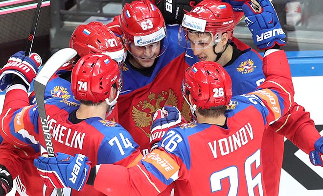 Благодаря игре звена Шипачёва и первому голу Овечкина на чемпионате мира сборная России обыграла немцев и вышла в полуфинал на финнов.