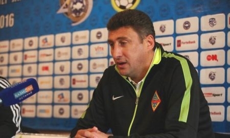 Главный тренер <span class=error>алматинского</span> <span class=error>Кайрата</span> <span class=error>Кахабер</span> Цхададзе прокомментировал игру с <span class=error>костанайским</span> Тоболом — 2:1.