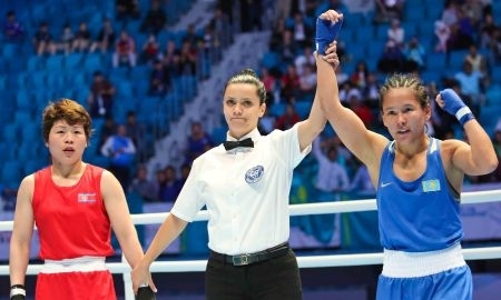 Представительница Казахстана на чемпионате мира в весовой категории до 51 килограмма <span class=error>Жайна</span> Шекербекова без особого труда вышла в четвертьфинал. О своем поединке с кореянкой <span class=error>Хян</span> Мир Ри <span class=error>Жайна</span> рассказала в интервью сайту <span class=error>КФБ</span>.