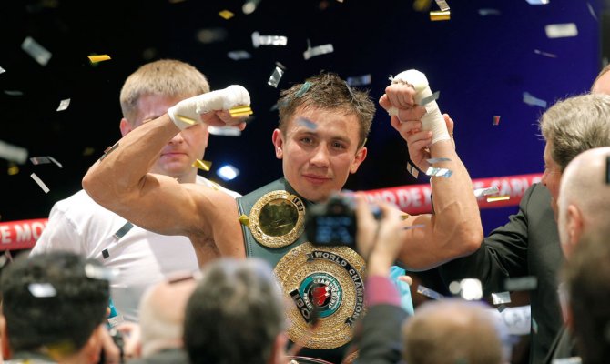 Чемпион мира по версиям WBA (Super) WBC (Interim) IBF и IBO в среднем весе 33-летний <span class=error>казахстанец</span> Геннадий <span class=error>Головкин</span> предложил свой сценарий на 2016 год.