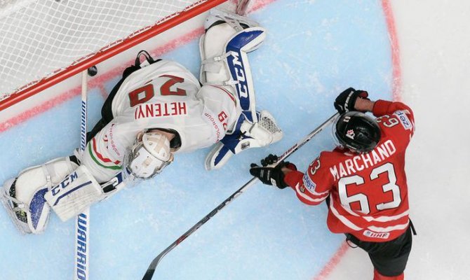 Корреспондент СЭ — о матче Канада — Венгрия на чемпионате мира.